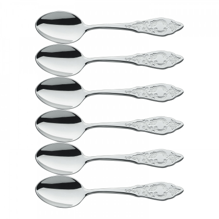 Noutati Gourmetto - ZWILLING Set de linguri de cafea din Frisia de Est 6 piese, lustruit
