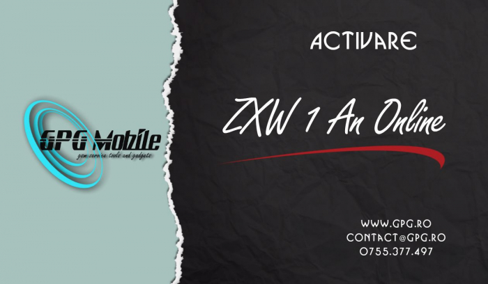 Activare ZXW 3.0 Online, 1 An [1]
