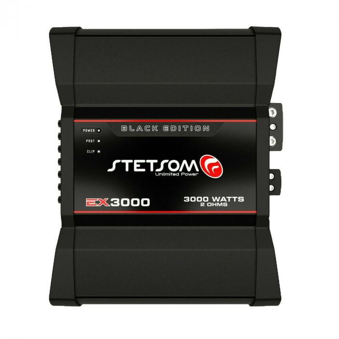 Amplificator auto STETSOM EX 3000 Black edition 2, 1 canal, 3700W [2]