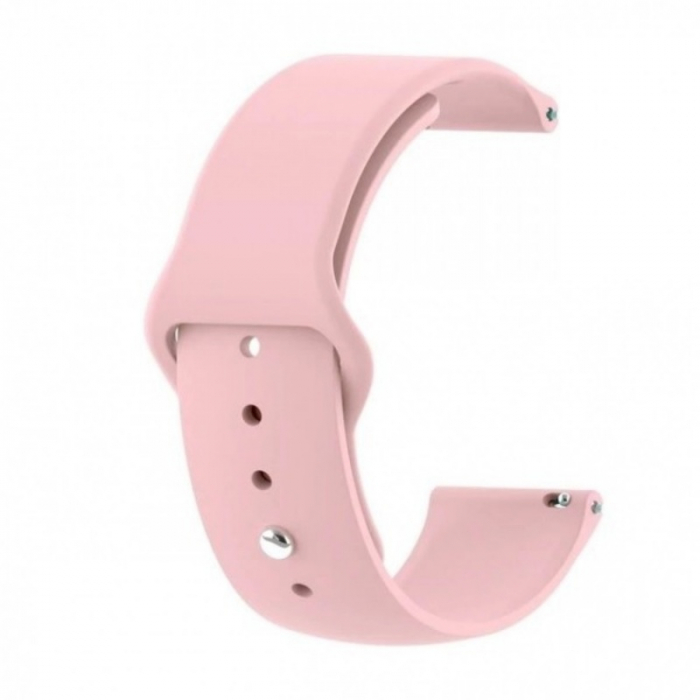 Bratara de schimb din silicon roz de 22mm pentru smartwatch iSEN Watch i8 [1]