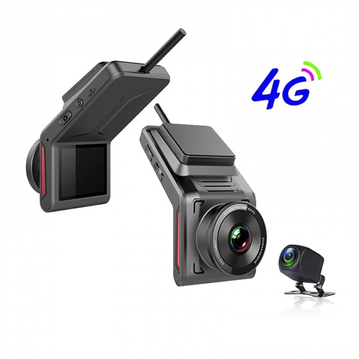 Camera auto DVR STAR K18 FHD, 4G, Display 2.0", Wi-Fi Hotspot, GPS, Monitorizare parcare, Live view, Camera fata/spate, Aplicatie [1]