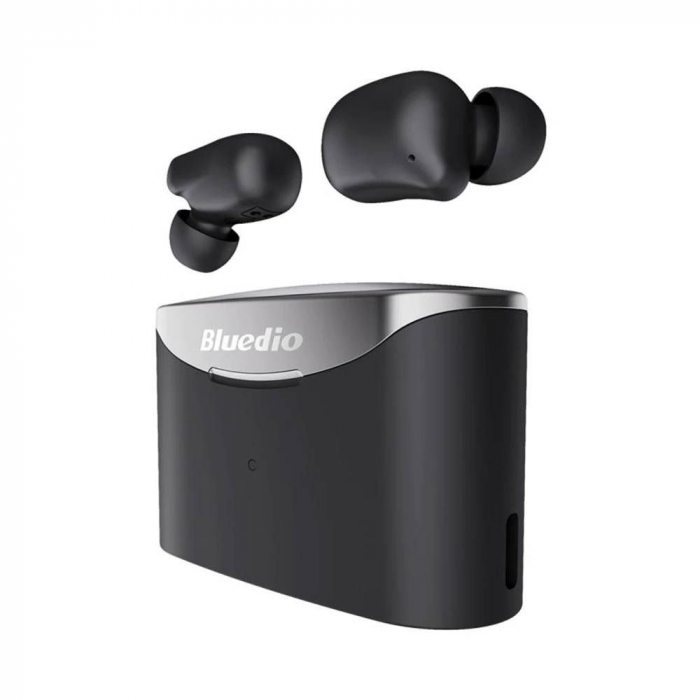Casti in-ear Bluedio T-Elf 2 TWS cu cutie de incarcare de 650mAh, Touch control, Bluetooth 5.0, Waterproof IPX6 [3]