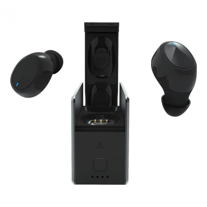 Casti wireless in-ear Blackview AirBuds 2 TWS Negru, Control tactil si vocal, Bluetooth v5.0, Master-Slave Switch, Reducere zgomot [8]