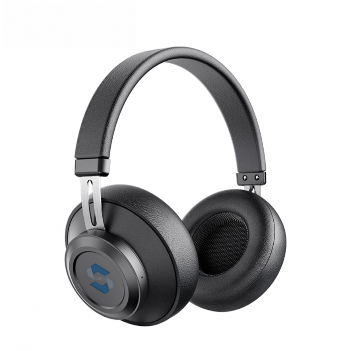 Casti wireless over-ear iSEN HL1 Negru, Bluetooth v5.0, Microfon, USB Type-C [1]