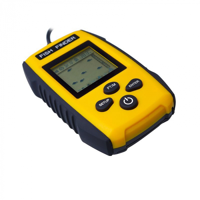 Fish Finder Portabil - sonar pentru pescuit , Senzor Adancime 100m, Pentru pescuitul la mare, lac, rau si balta [3]