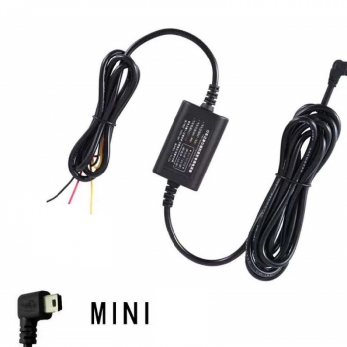 Kit Mini-USB pentru alimentarea permanenta a camerei auto DVR la tabloul de sigurante [1]