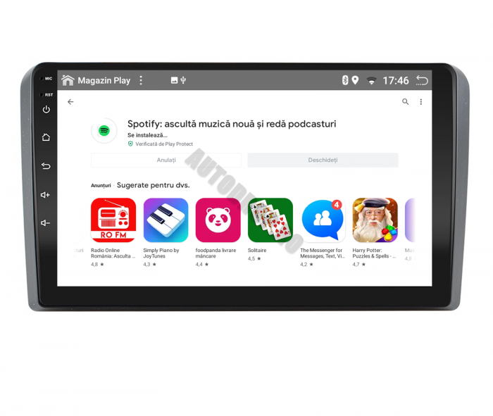 Navigatie Audi A3, Android 10, HEXACORE|PX6| / 4GB RAM + 64GB ROM, 9 Inch - AD-BGPAUDIA39P6 [15]