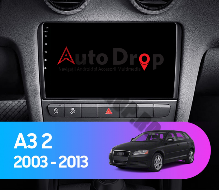Navigatie Audi A3, Android 10, HEXACORE|PX6| / 4GB RAM + 64GB ROM, 9 Inch - AD-BGPAUDIA39P6 [17]
