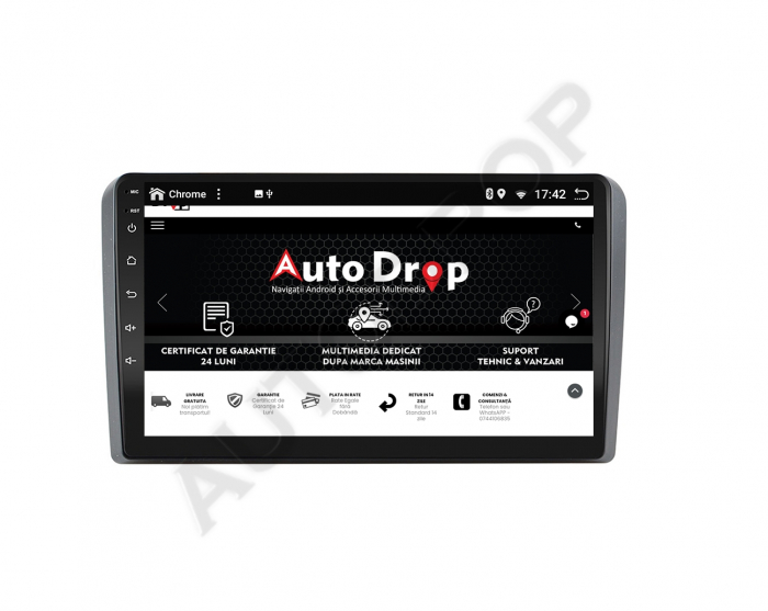 NAVIGATIE AUDI A3/ S3/ RS3, Android 10, QUADCORE / 2GB RAM + 32GB ROM, 9 Inch - AD-BGEAUDIA39E [9]