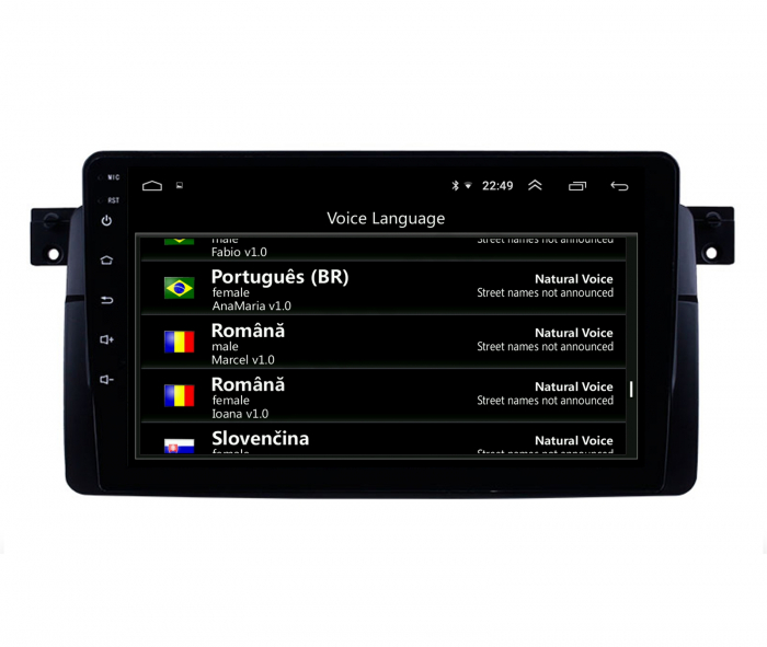 Navigatie BMW SERIA 3 E46/M3 , Android 10, HEXACORE|PX6| / 4GB RAM + 64GB ROM, 9 Inch - AD-BGBBMWE469P6 [9]