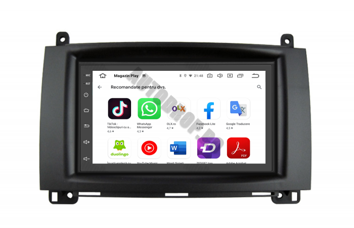 NAVIGATIE MERCEDES BENZ SPRINTER, VIANO, VITO, A/B CLASS, CRAFTER, ANDROID 9.1, QUADCORE|MTK| / 1GB RAM + 16 ROM, 7 INCH - AD-BGP1001+AD-BGRBE0032DIN [10]