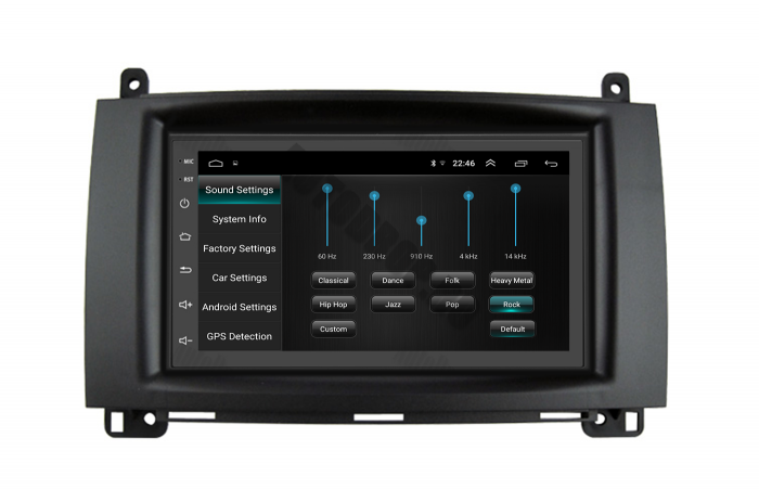 NAVIGATIE MERCEDES BENZ SPRINTER, VIANO, VITO, A/B CLASS, CRAFTER, ANDROID 9.1, QUADCORE|MTK| / 1GB RAM + 16 ROM, 7 INCH - AD-BGP1001+AD-BGRBE0032DIN [8]