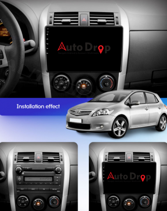 Navigatie Toyota Auris (2006-2012), QUADCORE|MTK| / 1GB RAM + 16GB ROM, 9 Inch - AD-BGPAURIS06MTK [17]