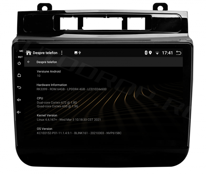 Navigatie Volkswagen Touareg (2010-2018), Android 10, HEXACORE|PX6| / 4GB RAM + 64GB ROM, 9 Inch - AD-BGBTOUAREG13P6 [17]