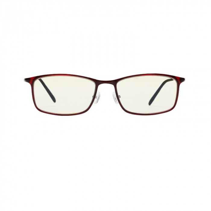 Ochelari de protectie Xiaomi Mi Computer Glasses, UV400, Blocare lumina albastra 40%, Lentile galbene, Usori si confortabili, Rosu [1]