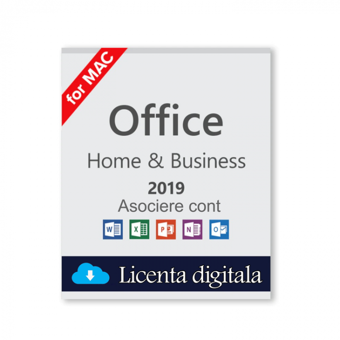 Office 2019 Home & Business Binding, pentru Mac - licenta digitala transferabila [1]