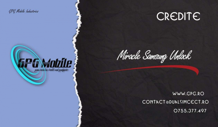 Pachet 20 Credite Miracle Samsung Server - pentru box / dongle [1]