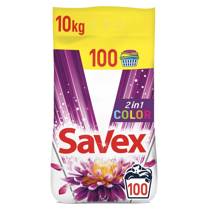 Pachet detergent automat Savex Parfume 2 in 1 Color, 3 x 10 kg, 300 spalari [2]
