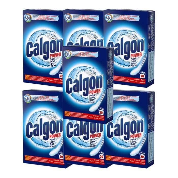 Pachet pudra anticalcar Calgon 3 in 1 Protect & Clean, 7 x 1 kg [1]