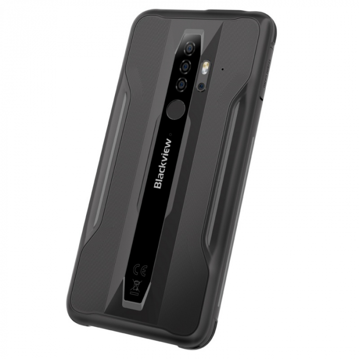 Pachet telefon mobil Blackview BV6300 Pro 4G 6/128 Negru + Husa transparenta din silicon [6]
