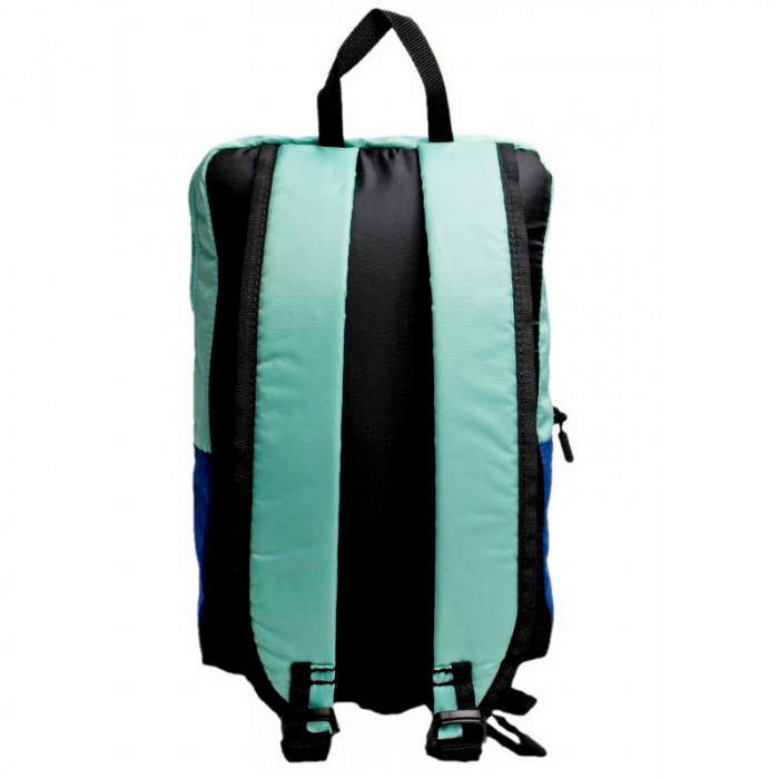 Rucsac Xiaomi Mini Backpack Verde cu Albastru, 7 litri, Rezistent la apa si la uzura, Catarama ajustabila Nx Lite, Buzunar frontal [6]