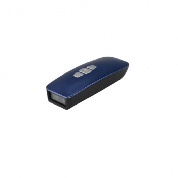 Scanner YHD-3200DB (1D/2D/QR) cod de bare cu USB / wireless / bluetooth, Display, CMOS, Memorie, 1500mAh, Albastru [2]