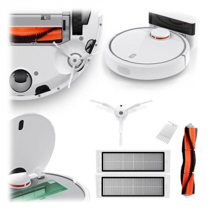 Set accesorii pentru Aspirator Xiaomi  Mijia Roborock Vacuum Cleaner 2, Perie rotativa, Perie laterala, Filtru [2]