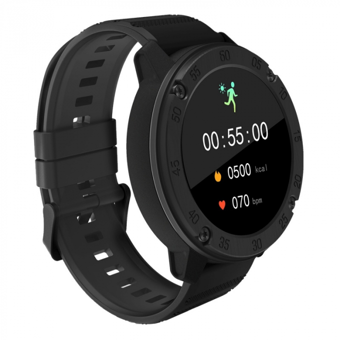 Smartwatch Blackview X5 Negru, TFT LCD 1.3" HD, Ritm cardiac, Contor calorii, Bluetooth 5, Control muzica si camera, Waterproof IP68, 260mAh [3]