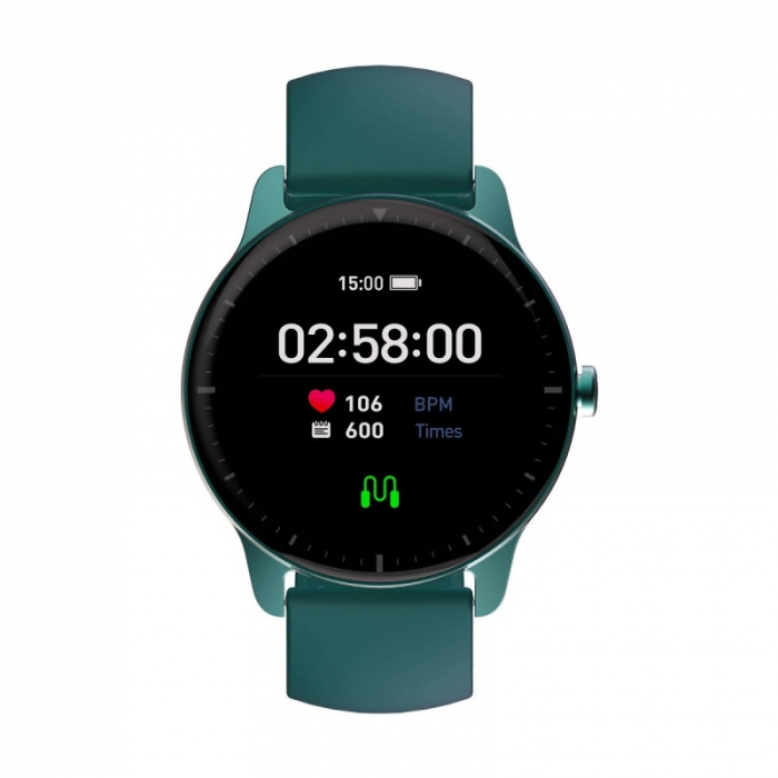 Smartwatch Doogee CR1 Verde, 1.28" Full touch screen, Ritm cardiac, Control camera si muzica, Meteo, Monitorizare somn, IP68, 300mAh [2]