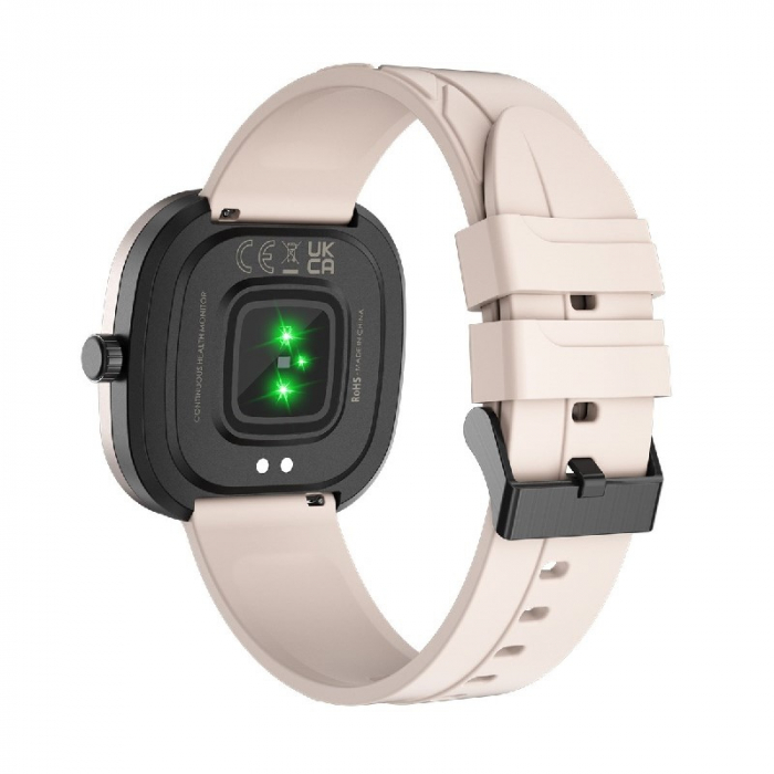 Smartwatch Doogee DG Ares Gold, LCD HD 1.32", Ritm cardiac, Saturatie oxigen, Monitorizare somn, Memento sedentarism, 300mAh [4]