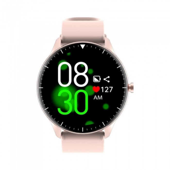Smartwatch iHunt Watch 6 Titan Roz, 1.28" Full Touch, Termometru, Ritm cardiac, Saturatie oxigen, Tensiune arteriala, Calorii, IP67 [4]