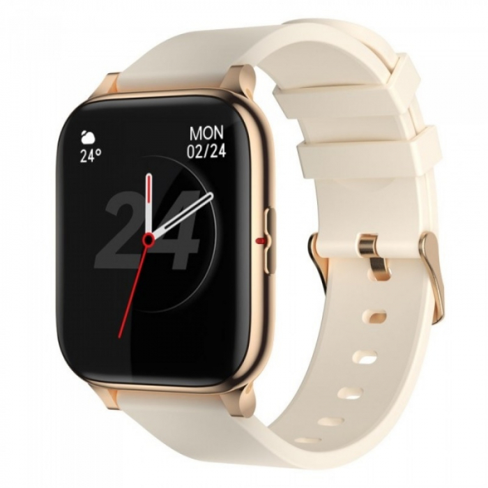 Smartwatch iHunt Watch 7 Titan Gold, 1.7" HD, Ritm cardiac, Saturatie oxigen, Tensiune arteriala, Calorii, IP67, 180mAh [1]