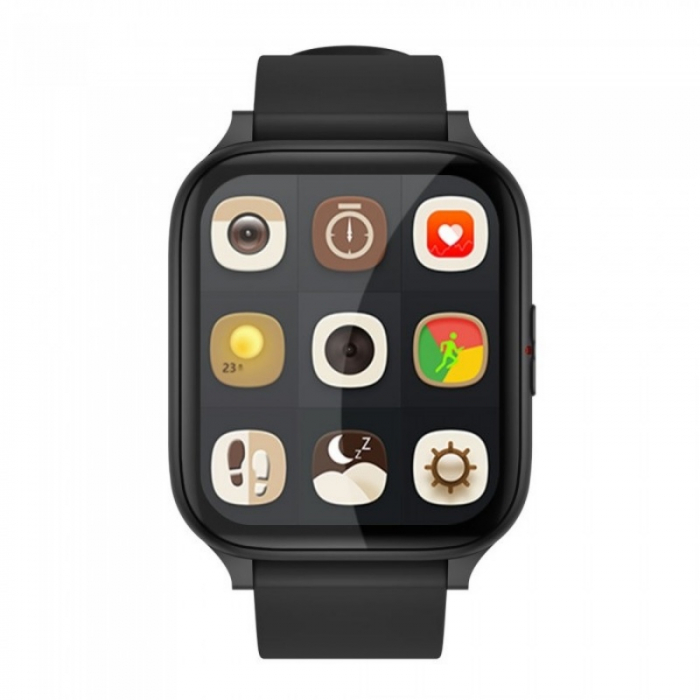 Smartwatch iHunt Watch 7 Titan Negru, 1.7" HD, Ritm cardiac, Saturatie oxigen, Tensiune arteriala, Calorii, IP67, 180mAh [2]