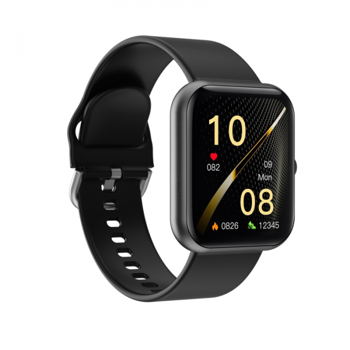 Smartwatch iSEN Watch i8 Negru, IPS 1.7", Ritm cardiac, Presiune sanguina, Saturatie oxigen, Contor calorii, Bluetooth v5.0, IP67, 230mAh [3]