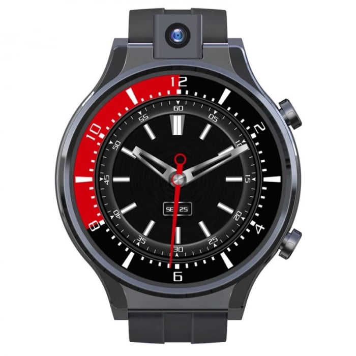 Smartwatch Kospet Prime 2 Negru + bratara piele neagra, 4G, IPS 2.1", 4GB RAM, 64GB ROM, Android 10, Sony 13MP, OctaCore, GPS, 1600mAh [6]