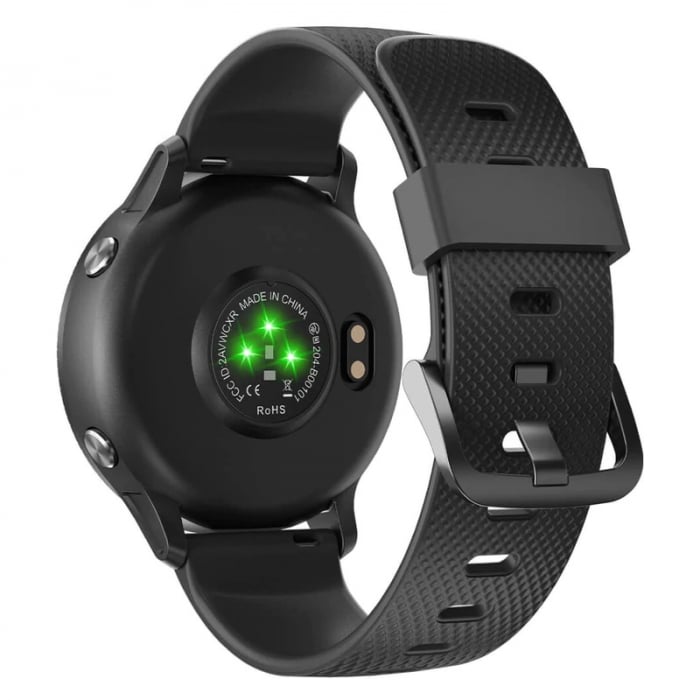 Smartwatch pentru femei Blackview R8 Negru, TFT-LCD 1.09" Touch screen curbat 2.5D, Ritm cardiac, Oxigen, Calorii, IP68, 190mAh [4]