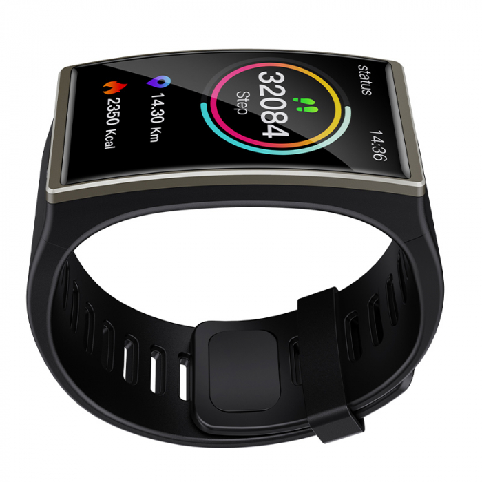 Smartwatch STAR DM12 Gri, LCD 1.91" Touch screen, Ritm cardiac, Contor calorii, Fitness tracker, Monitorizare somn, IP68, 300mAh [5]