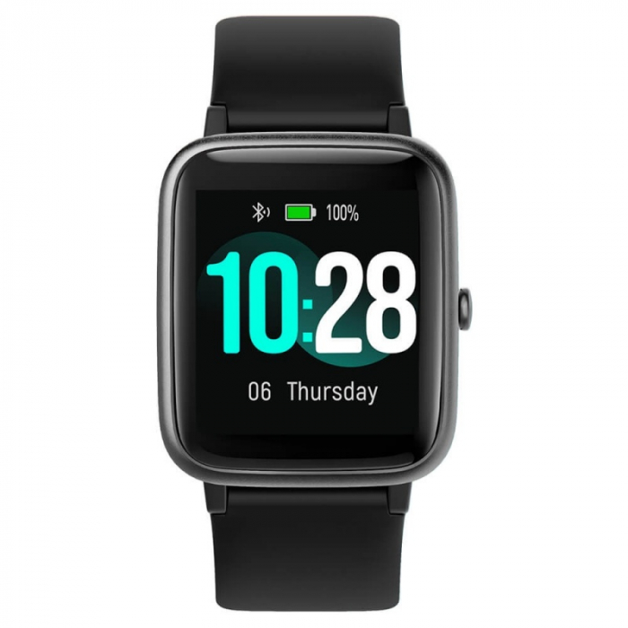 Smartwatch Ulefone Watch Negru, TFT 1.3" touch screen, Ritm cardiac, Monitorizare Menstruatie, Waterproof, Bluetooth v5.0, 210mAh [2]