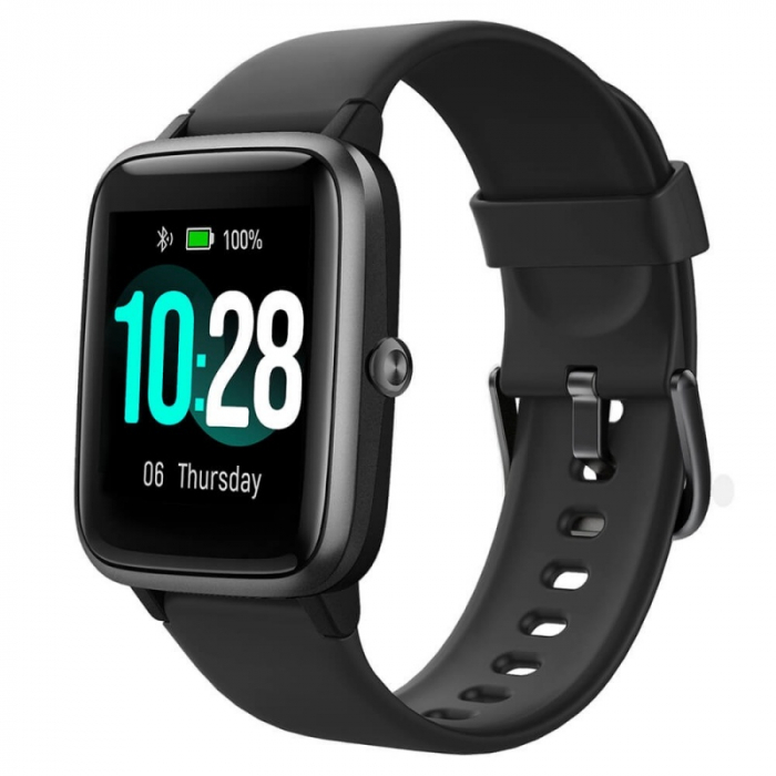 Smartwatch Ulefone Watch Negru, TFT 1.3" touch screen, Ritm cardiac, Monitorizare Menstruatie, Waterproof, Bluetooth v5.0, 210mAh [1]