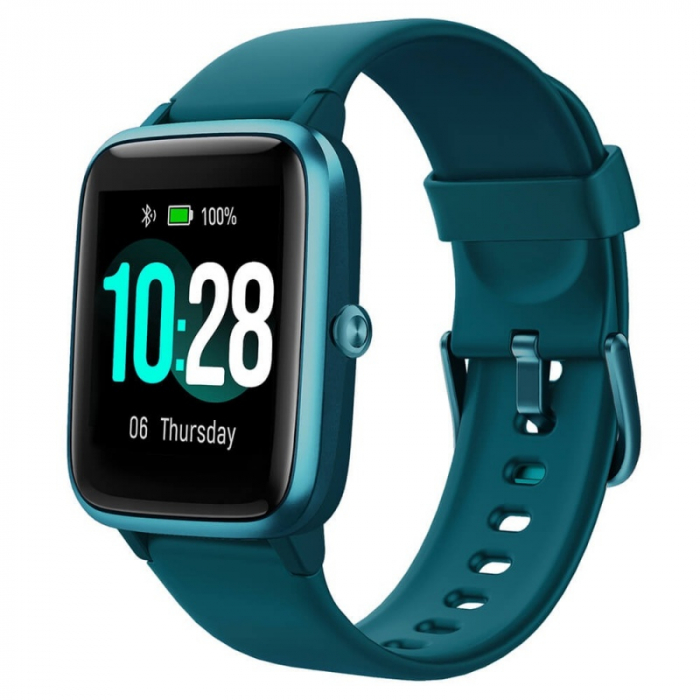Smartwatch Ulefone Watch Turcoaz, TFT 1.3" touch screen, Ritm cardiac, Monitorizare Menstruatie, Waterproof, Bluetooth v5.0, 210mAh [1]