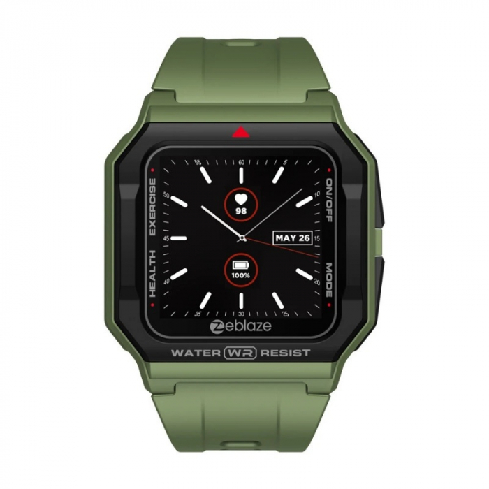 Smartwatch Zeblaze Ares Verde, IPS 1.3" HD touch screen, Ritm cardiac, Presiune sanguina, Calorii, Meteo, Bluetooth 5..1, 170mAh [2]