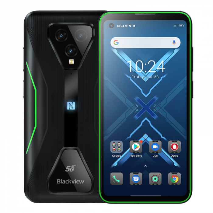 Telefon mobil Blackview BL5000 Verde, Dual 5G, IPS 6.36", 8GB RAM, 128GB ROM, Android 11, Dimensity 700 Octa Core, NFC, IP68, 4980mAh [1]
