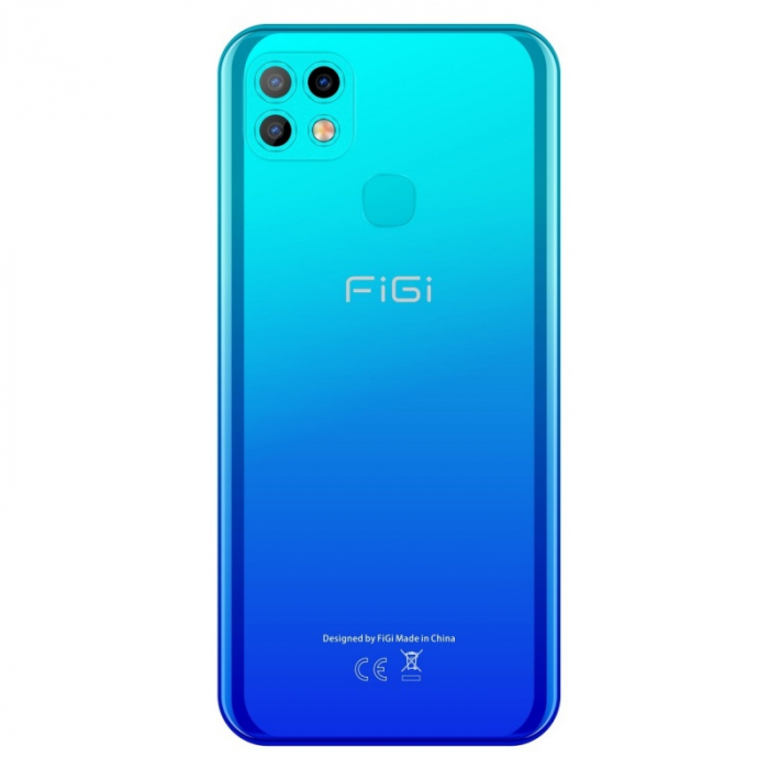 Telefon mobil FiGi Note 1 Pro Albastru, 4G, IPS 6.53" Dewdrop, 4GB RAM, 128GB ROM, Android 9, HelioP25 OctaCore, 4000mAh, Dual SIM [3]