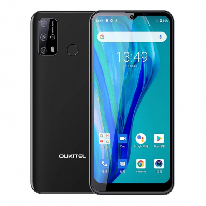 Telefon mobil Oukitel C23 Pro Negru, 4G, INCELL 6.53" Waterdrop, 4GB RAM, 64GB ROM, Android 10, Helio P22 OctaCore, 5000mAh, Dual SIM [1]