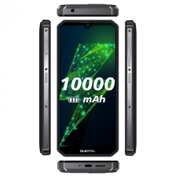 Telefon mobil Oukitel K15 Plus Negru, 4G, 6.52" HD+, 3GB RAM, 32GB ROM, Android 10, Helio A22 QuadCore, NFC, 10000mAh, Dual SIM [4]