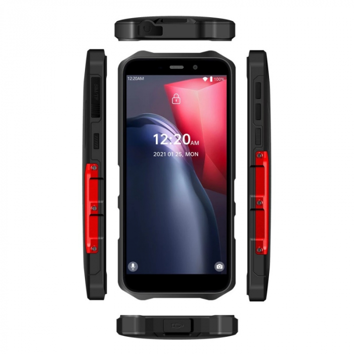Telefon mobil Oukitel WP12 Pro Rosu, 4G, IPS 5.5" HD+, 4GB RAM, 64GB ROM, Android 11, Helio P22 QuadCore, NFC, IP68, 4000mAh, Dual SIM [4]