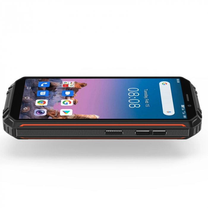Telefon mobil Oukitel WP18 Orange, 4G, 5.93" HD+, Ritm cardiac, 4GB RAM, 32GB ROM, Android 11, Helio A22 QuadCore, IP68, 12500mAh, Dual SIM [4]