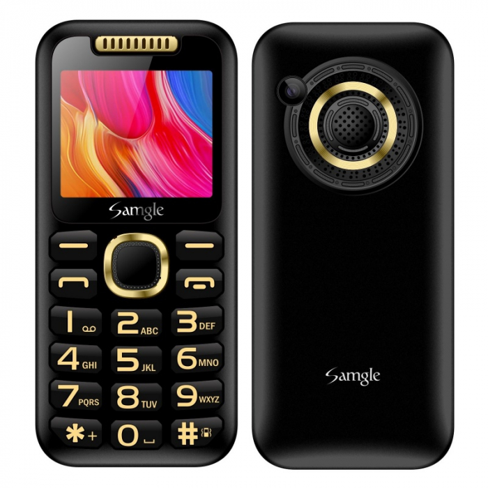 Telefon mobil Samgle Halo, 3G, TFT 2.0" color, Camera 2.0MP, Bluetooth, FM, Lanterna, 3000mAh, Dual SIM, Stand incarcare cadou, Negru [1]