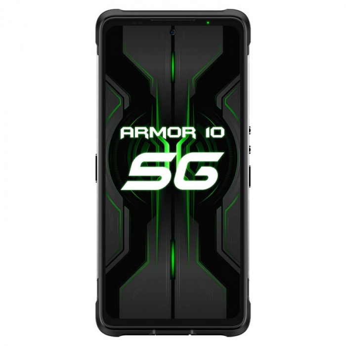 Telefon mobil Ulefone Armor 10 Negru, 5G, 6.67" perforat FHD+, 8GB RAM, 128GB ROM, Dimensity 800 OctaCore, NFC, Incarcare wireless, 5800mAh [2]