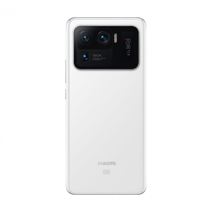 Telefon mobil Xiaomi Mi 11 Ultra Alb, 5G, AMOLED curbat 6.81" WQHD+ 120Hz, Selfie display, 12GB RAM LPDDR5, 512GB ROM, Snapdragon 888 [3]